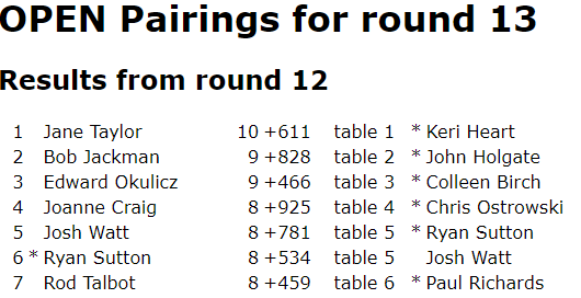 Pairings example